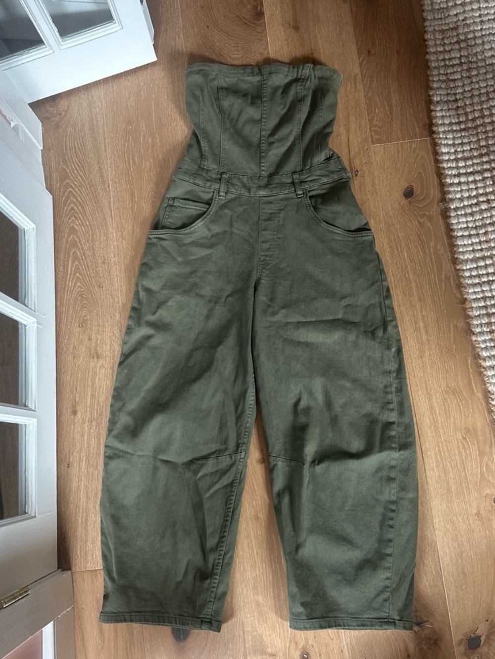 We The Free Olive Strapless Utility Jumpsuit - Picture 2 of 2